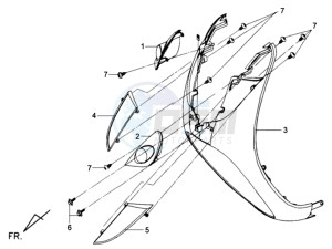 MIO 100 drawing FR PLATE / INDICATORS