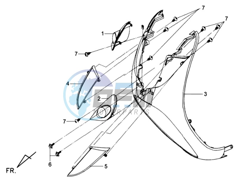 FR PLATE / INDICATORS