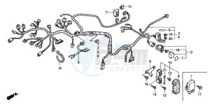 ST1100A drawing WIRE HARNESS (ST1100)