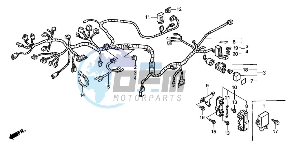 WIRE HARNESS (ST1100)