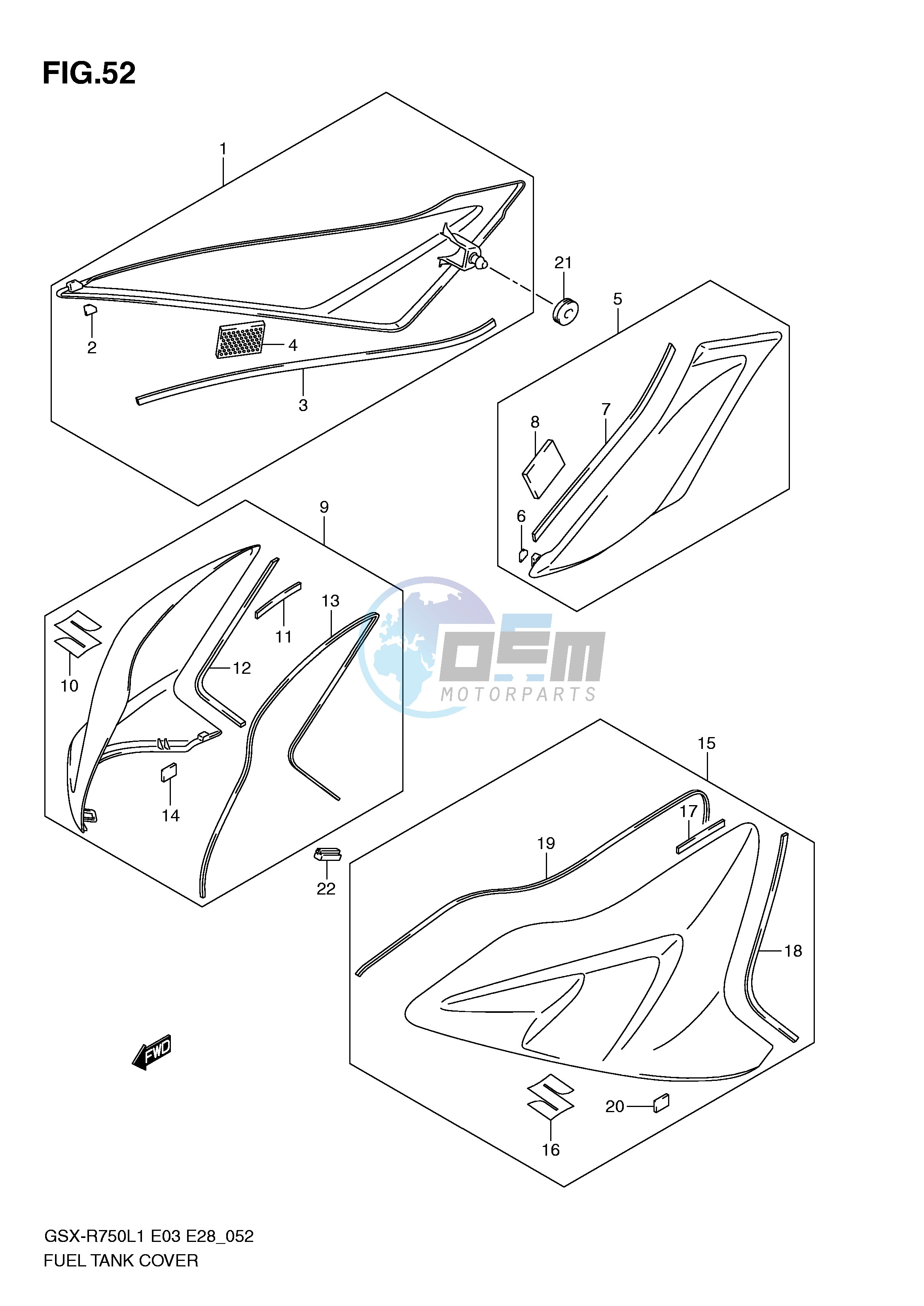 FUEL TANK COVER