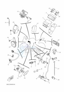 YZF125-A YZF-R125 (B5G2) drawing ELECTRICAL 2