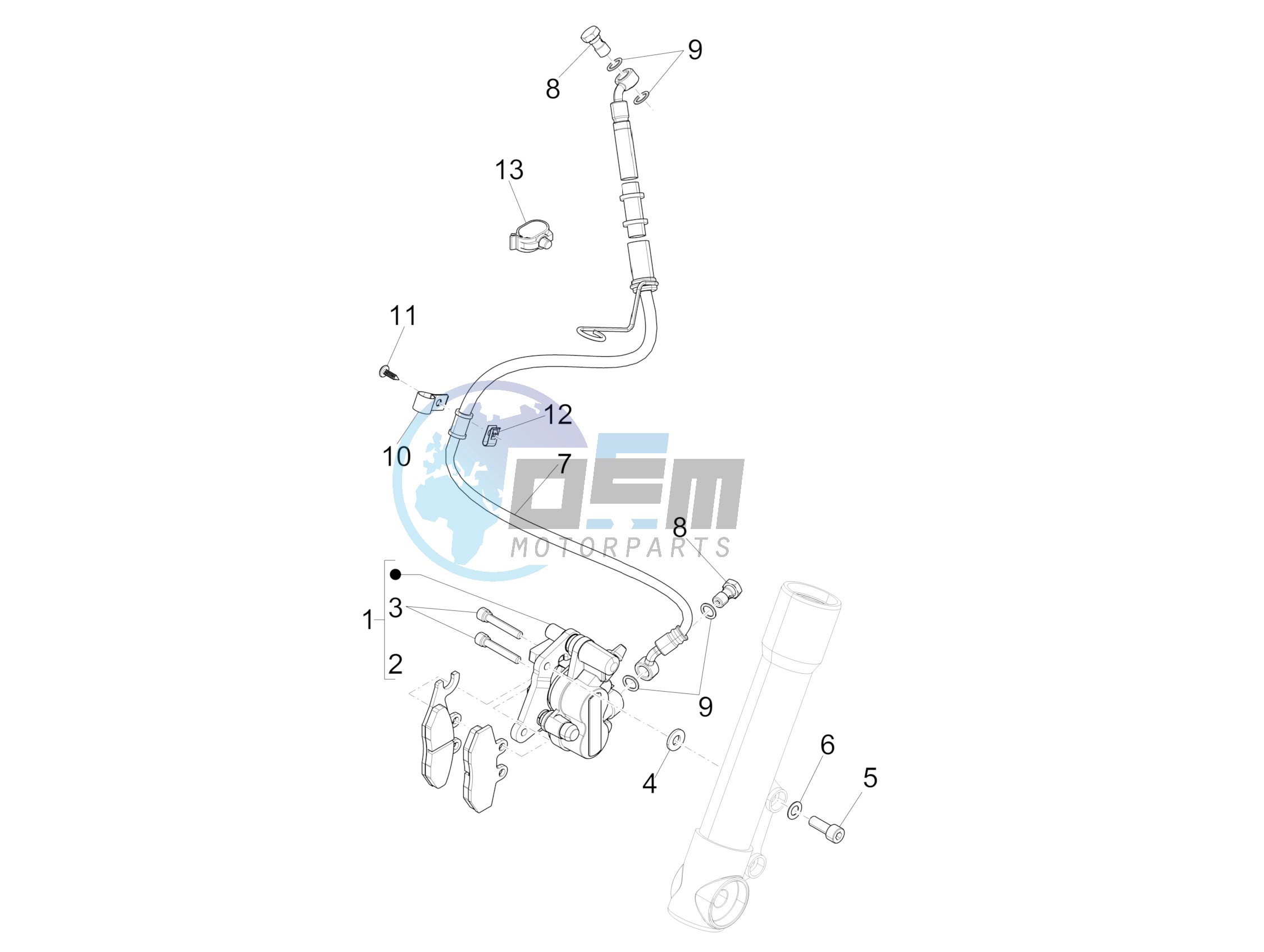 Brakes pipes - Calipers