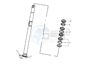 NRG POWER DD 50 drawing Steering bearing ball tracks