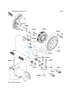 JET SKI 800 SX-R JS800A6F FR drawing Generator