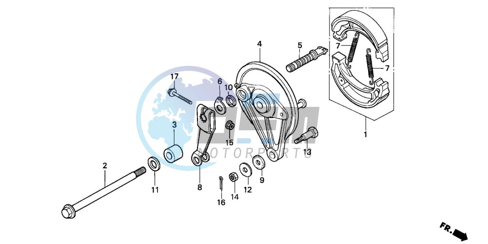 REAR BRAKE PANEL