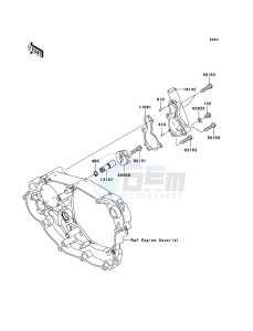 KX450F KX450D7F EU drawing Water Pump