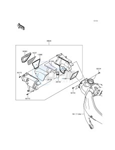 NINJA_ZX-6R ZX636EDF FR GB XX (EU ME A(FRICA) drawing Air Duct