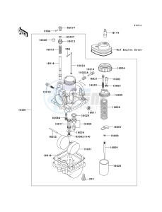 KE 100 B [KE100] (B16-B20) [KE100] drawing CARBURETOR -- CN- --- KE100-B16- -