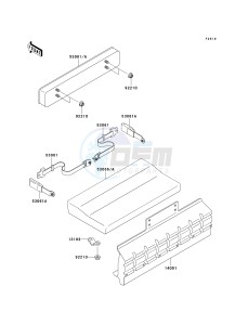 KAF 950 B [MULE 3010 DIESEL 4X4] (B2-B3) [MULE 3010 DIESEL 4X4] drawing SEAT