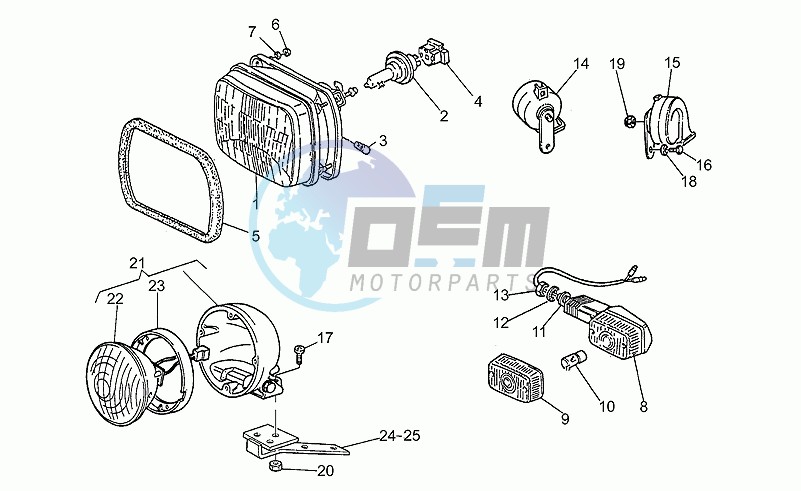 Headlight-horn