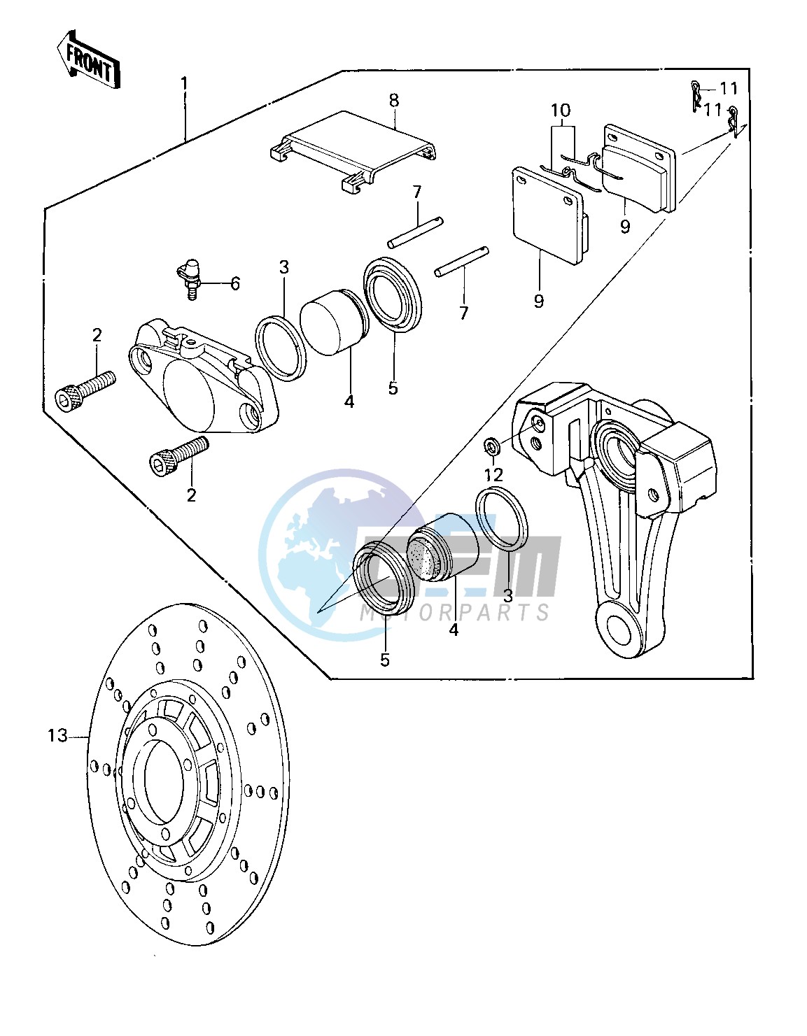 REAR BRAKE -- 79-81 C2_C3_C4- -