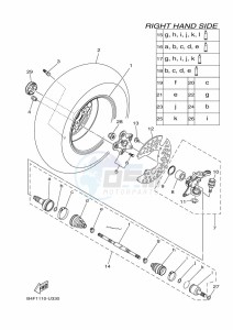 YFM700FWAD GRIZZLY 700 EPS (BFEC) drawing FRONT WHEEL 2