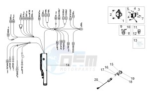 RSV4 1000 Racing Factory L.E. (APAC) (AUS, CP, Ja, MY, NZ, RI, VN) drawing Front electrical system