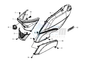 Fly 4T 50 drawing Rear Body