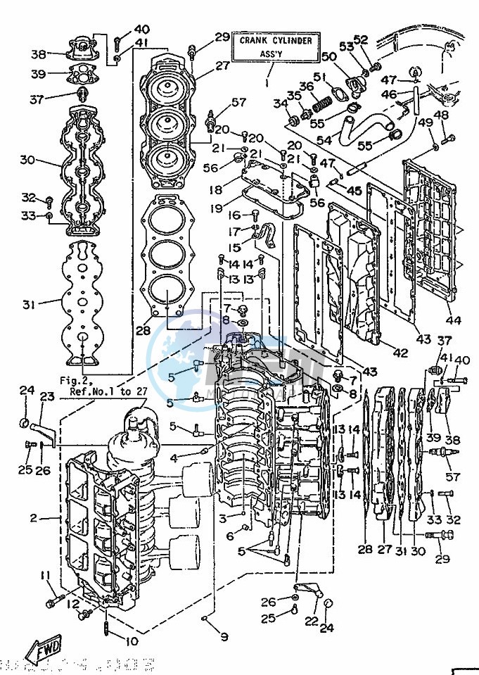 CYLINDER--CRANKCASE