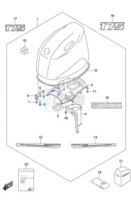 DF 175AP drawing Engine Cover