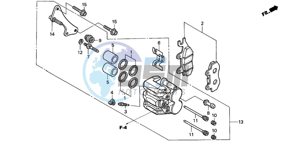 FRONT BRAKE CALIPER