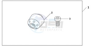 GL1800A BR - (BR) drawing CHROME BAR ENDS