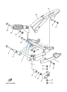 TT-R50E (BEG3) drawing REAR ARM & SUSPENSION