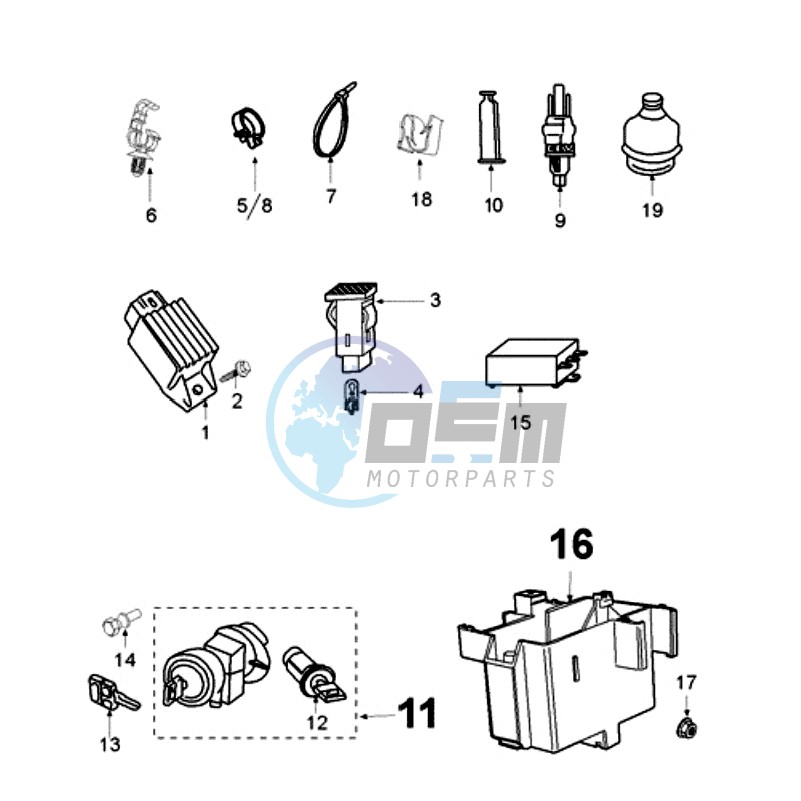 ELECTRONIC PART WITH CDI