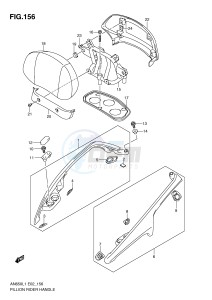 AN650 (E2) Burgman drawing PILLION RIDER HANDLE (AN650AL1 E19)