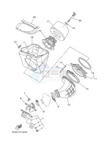 YZ85LW (1SPK) drawing INTAKE