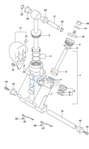 DF 250 drawing Trim Cylinder SS Model