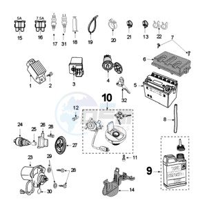 FIGHT 3 E drawing ELECTRIC PART