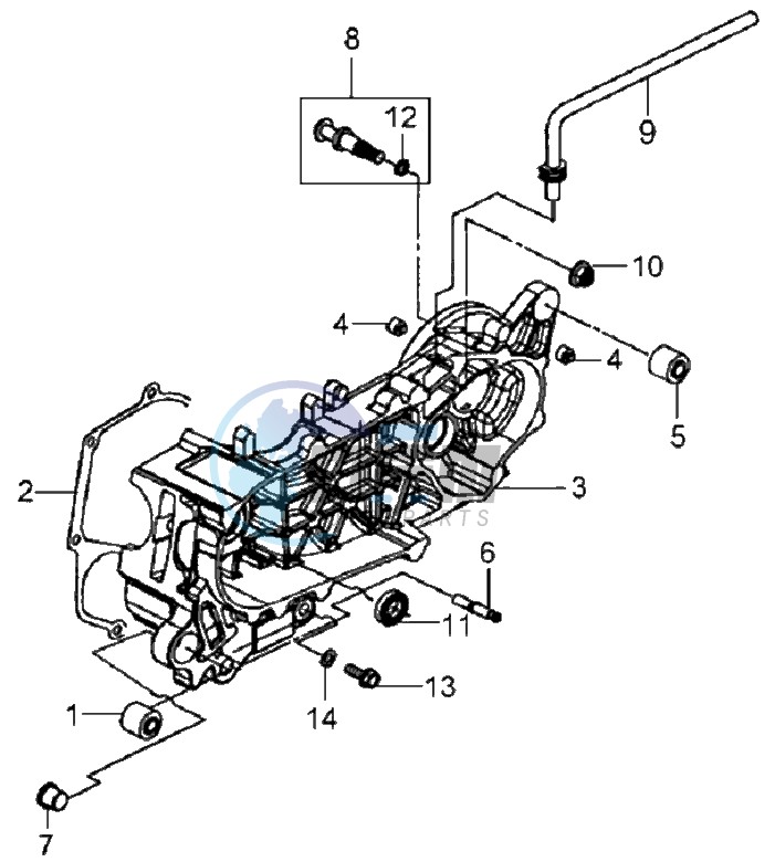 CRANKCASE LEFT