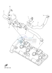 FZ8-N ABS 800 FZ8 (NAKED, ABS) (59P6) drawing AIR INDUCTION SYSTEM