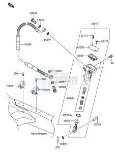 RM-Z250 (E24) drawing REAR MASTER CYLINDER