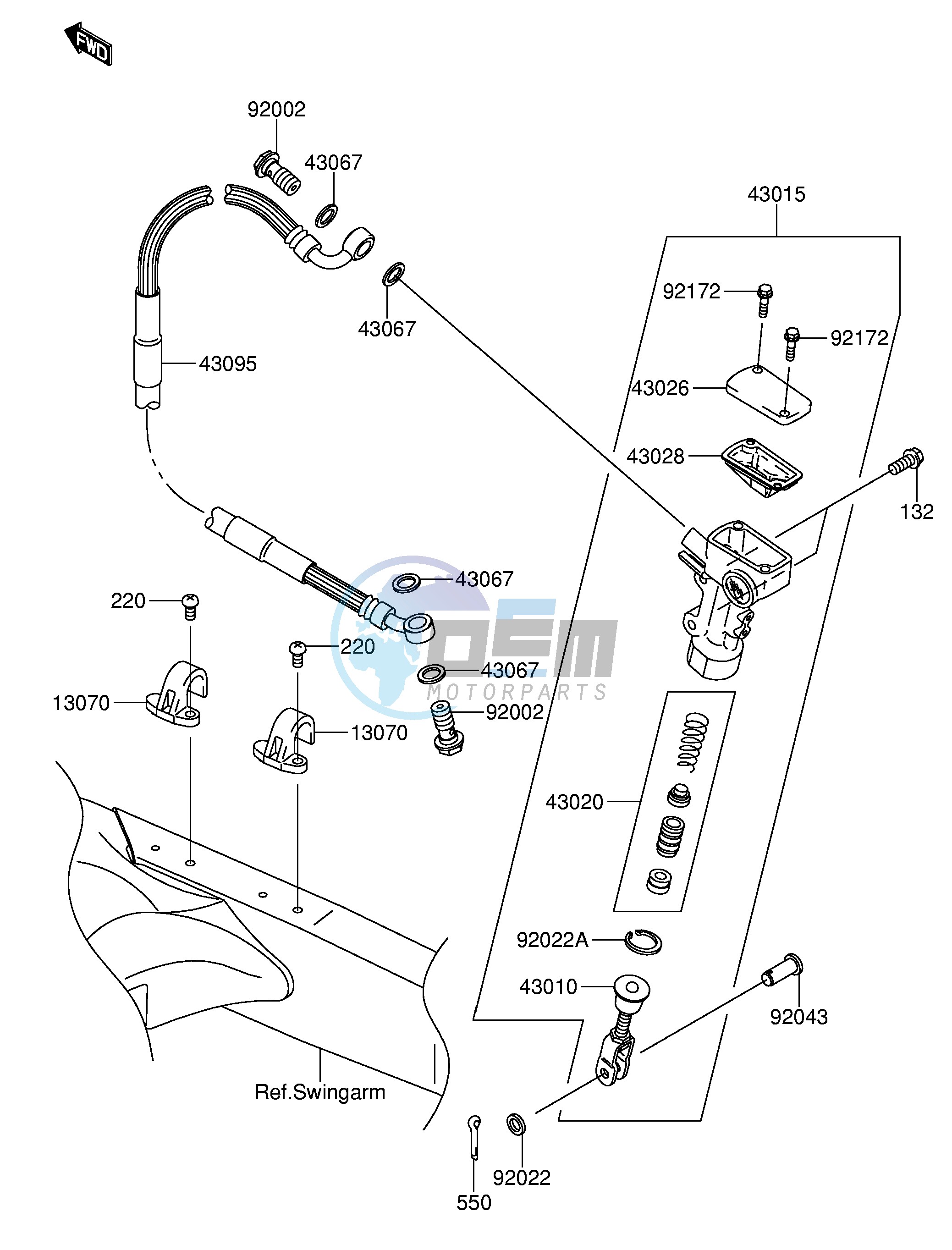 REAR MASTER CYLINDER