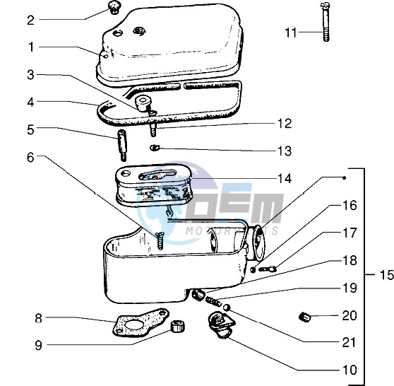 Air cleaner comp. Parts