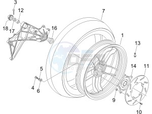 Nexus 250 e3 drawing Rear Wheel