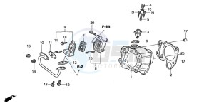 NSS250X FORZA X drawing CYLINDER/REED VALVE