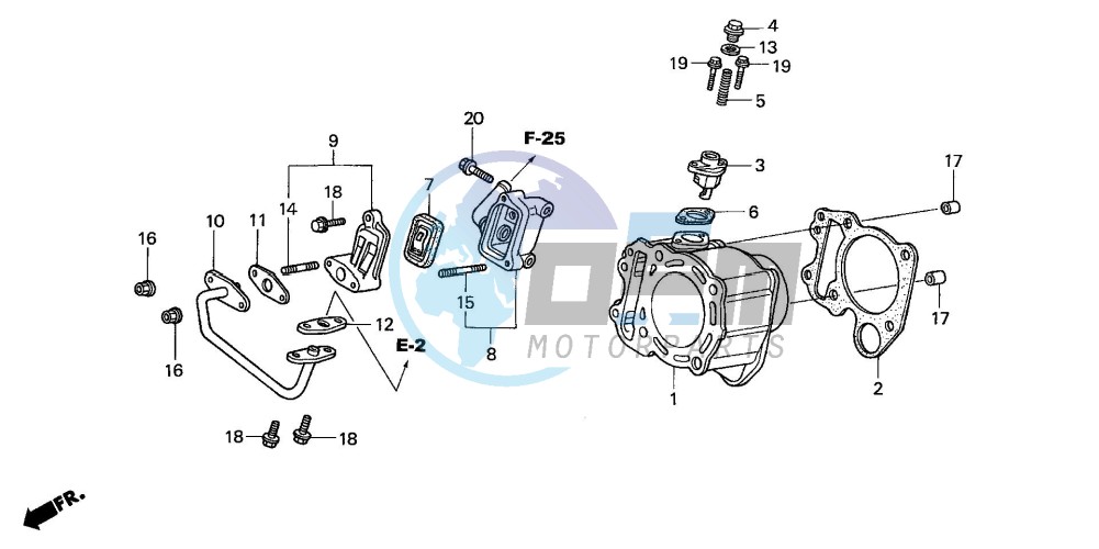 CYLINDER/REED VALVE