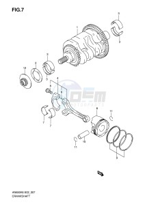 AN650 (E2) Burgman drawing CRANKSHAFT