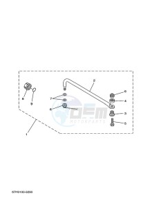 F300CETX drawing STEERING-ACCESSORY-1