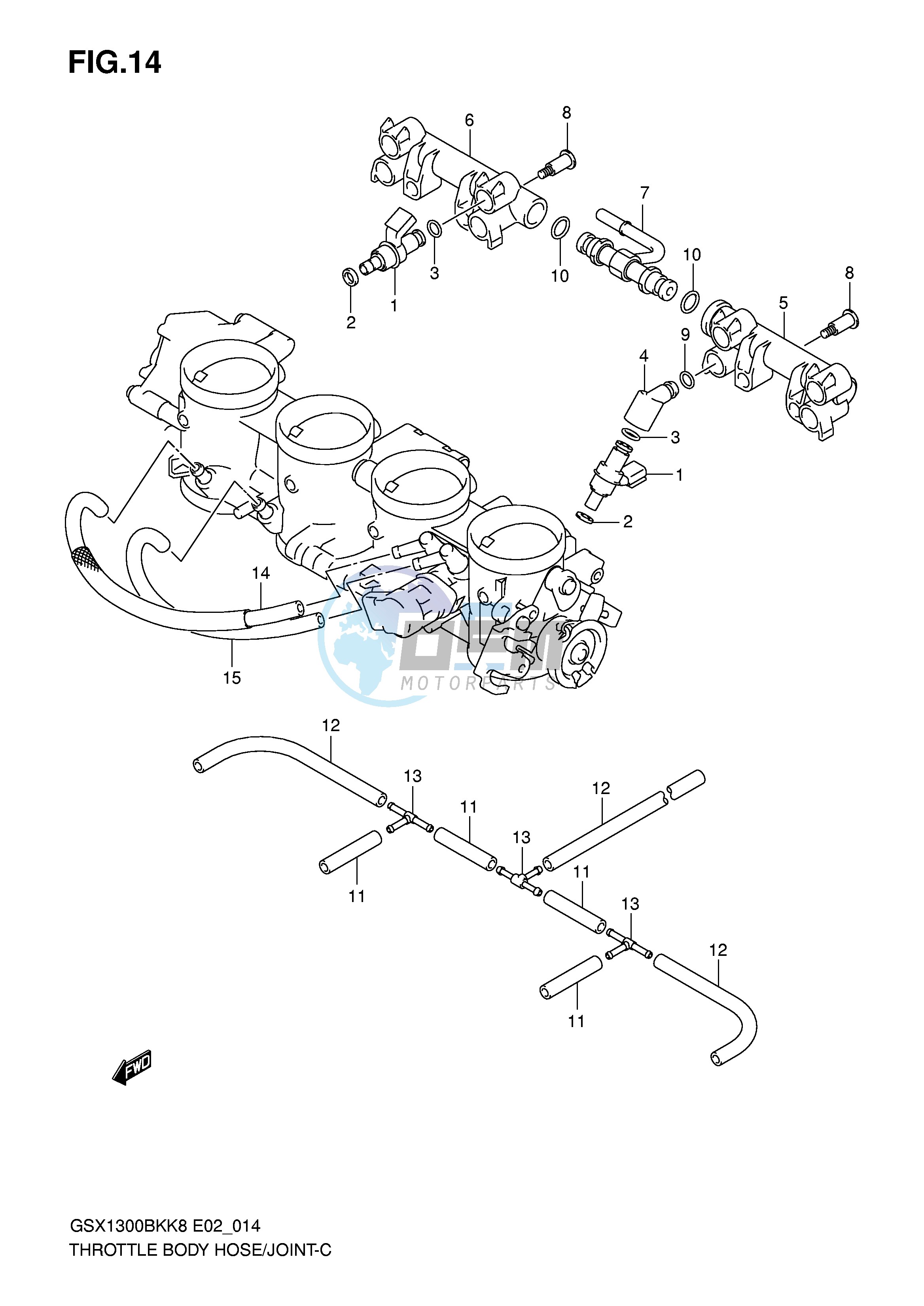 THROTTLE BODY HOSE JOINT