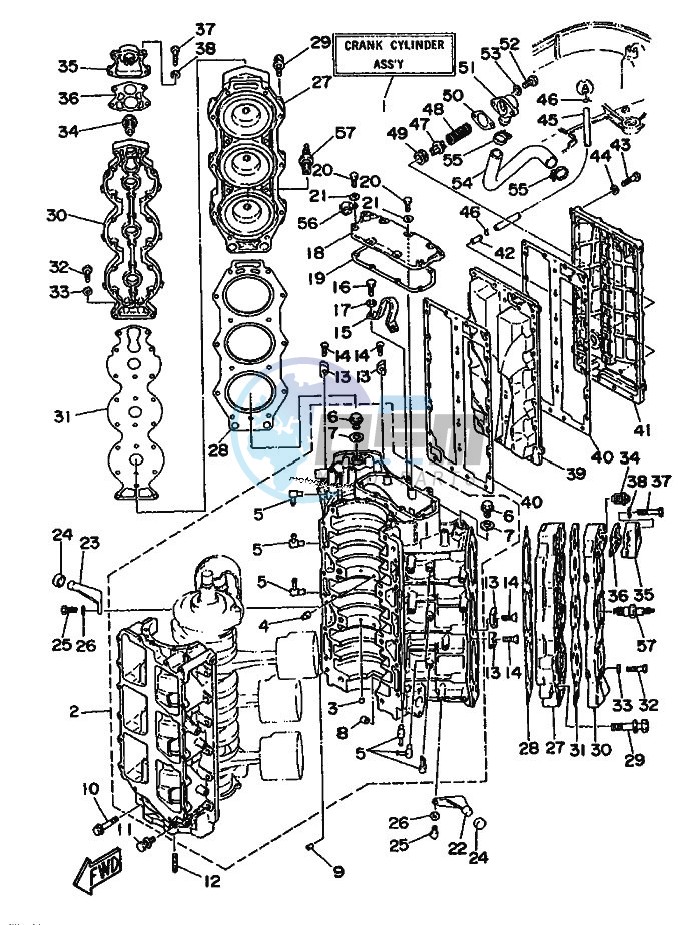 CYLINDER--CRANKCASE