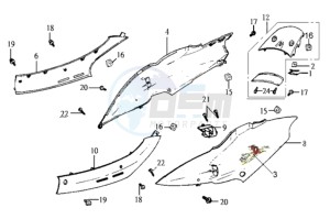 JET EURO X 50 25KMH drawing COWLING