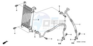 TRX680FA9 Australia - (U) drawing OIL COOLER