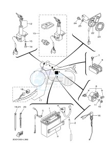 YB125 (2CS7) drawing ELECTRICAL 1