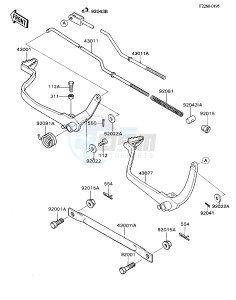 KD 80 N [KD80] (N1-N3) [KD80] drawing BRAKE PEDAL