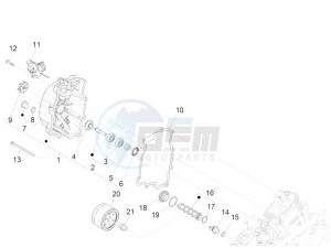 GTV 300 SEI GIORNI IE E4 ABS (EMEA) drawing Flywheel magneto cover - Oil filter