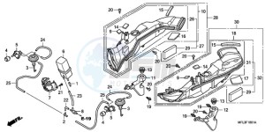 CBR1000RR9 UK - (E / MKH MME TRI) drawing AIR INTAKE DUCT/SOLENOID VALVE