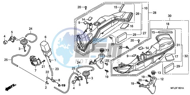 AIR INTAKE DUCT/SOLENOID VALVE