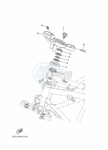 YZF250-A (B1X1) drawing STEERING