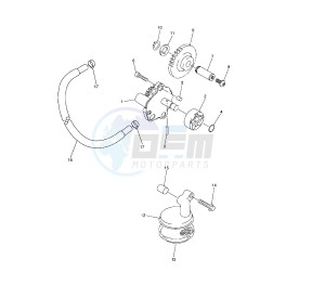 WR F 450 drawing OIL PUMP